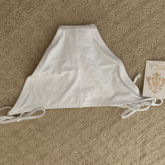 BECCA white bikini bottoms - Picture 1 of 2